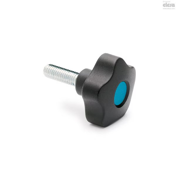Zinc-plated steel threaded stud, with cap, VCT.50 p-M10x30-C5, Elesa, Mfr#: VCT-p